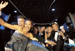 Rent a luxury limousine or party bus for a night out on the town with all of your friends.